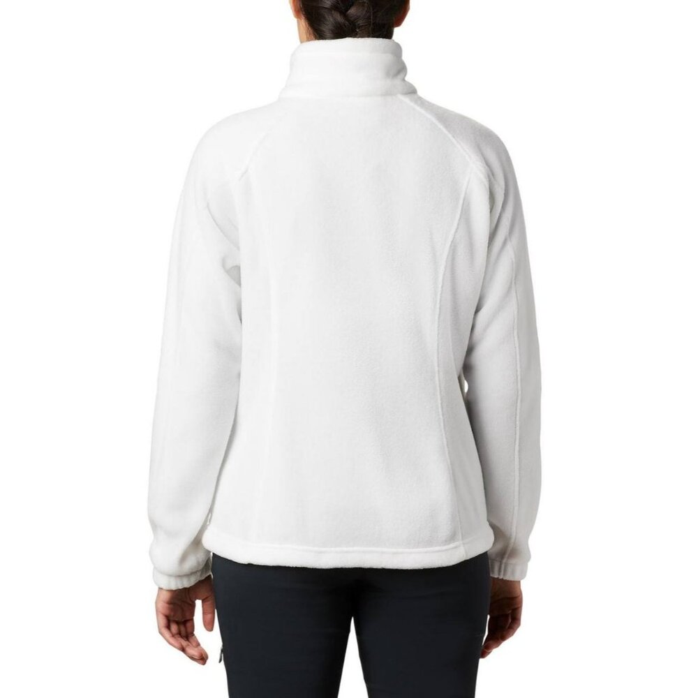 NWT COLUMBIA Women's Benton Springs™ Full Zip Fleece Jacket White Size M - Picture 3 of 9